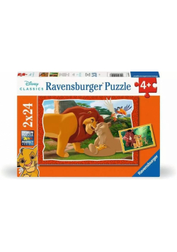 Puzzle 2x24 Król lew