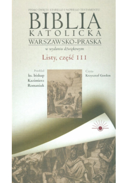 Audio Biblia Katolicka Warszawsko - Praska