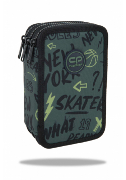 Piórnik 3-komorowy z wyposażeniem Coolpack Jumper 3 Tiger
