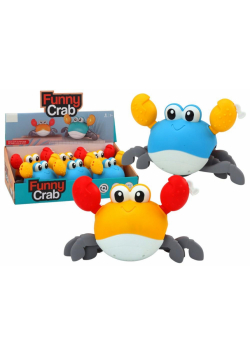 Nakręcany Krab do kąpieli chodzi pływa MIX