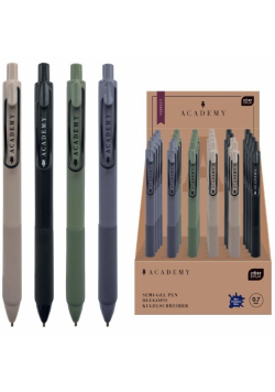 Długopis automat grip Perfect Academy nieb (24szt)