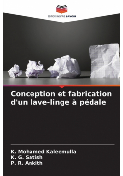 Conception et fabrication d'un lave-linge à pédale
