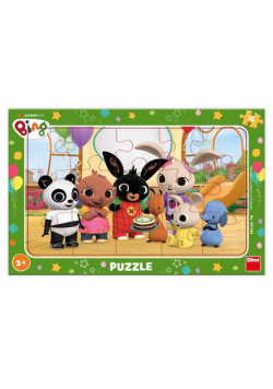 Puzzle 15 ramkowe Królik Bing z przyjaciółmi