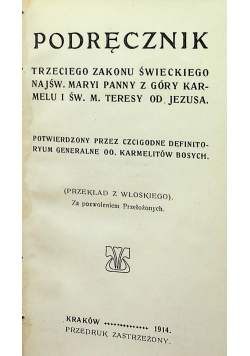 Podręcznik 1914 r.