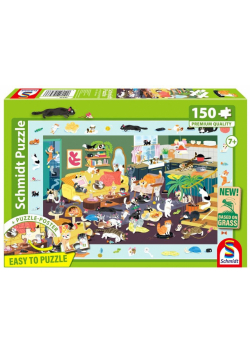 Puzzle 150 PQ Wszędzie Koty 113342