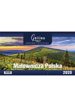 Kalendarz 2020 Biurkowy Galileo Malownicza Polska