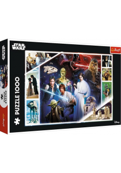 Puzzle 1000 W odległej galaktyce - Star Wars TREFL
