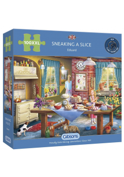 Puzzle 100 XXL Ukradkiem po łakocie G3