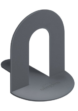 Book End - podpórka pod książki - szara