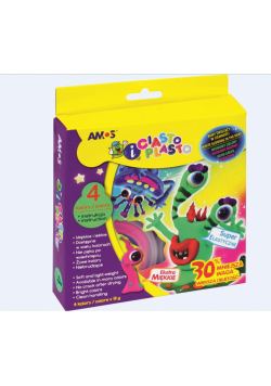 Ciasto Plasto Fluo 4 kolory