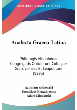 Analecta Graeco-Latina