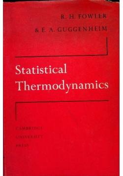 Fowler statistical thermodynamics