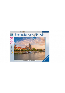Puzzle 1000 Regensburg - Widok na stare miasto