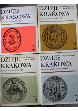 Dzieje Krakowa 4 Tomy
