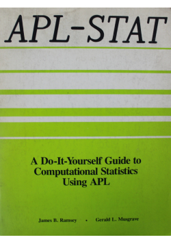 A Do It Yourself Guide to Computational Statistics Using APL