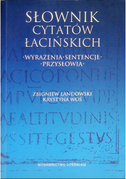 Słownik Cytatów Łacińskich