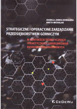 Strategiczne i operacyjne zarządzanie przeds. ...