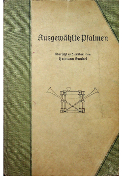 Ausgewahlte Psalmen 1917 r