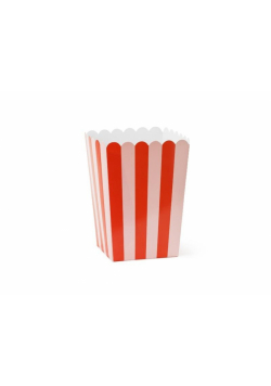 Pudełka na popcorn 11x11x15.5cm 6szt