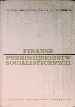Finanse Przedsiębiorstw Socjalistycznych