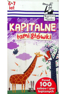 Kapitan Nauka Kapitalne łamigłówki 6 7 lat