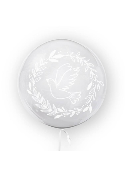 Balon 45cm Gołąb biały TUBAN