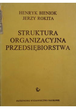 Struktura organizacyjna przedsiębiorstwa