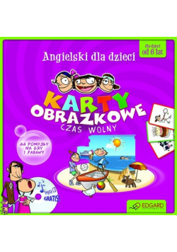 Angielski dla dzieci Karty obrazkowe Czas wolny + CD