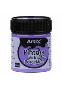 Farba do szkła i ceramiki 45ml fioletowa (6szt)