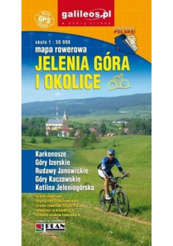 Mapa rowerowa - Jelenia Góra i okolice 1:50 000