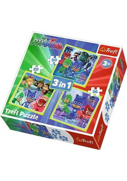 Puzzle 3w1 Gotowi do działania TREFL