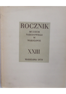 Rocznik Muzeum Narodowego w Warszawie tom XXIII