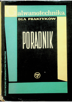 Galwanotechnika dla praktykantów