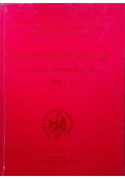 Listy Polskie XVI wieku, Tom I