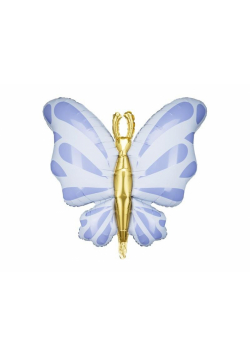 Balon foliowy Motyl 69x69cm błękit