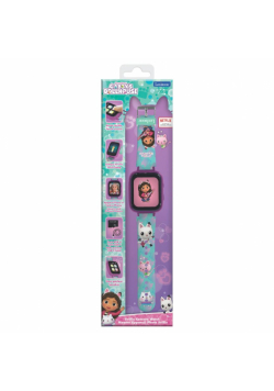 Zegarek smartwatch z kamerą Gabby's Dollhouse Lexibook DMW070GDH