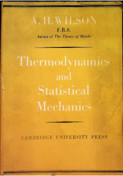 Wilson thermodynamics and statistical mechanics 1960