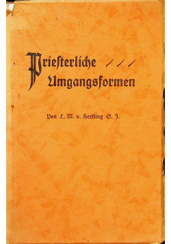 Priestlich Umgangsformen 1928 r