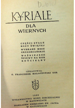 Kyriale dla wiernych