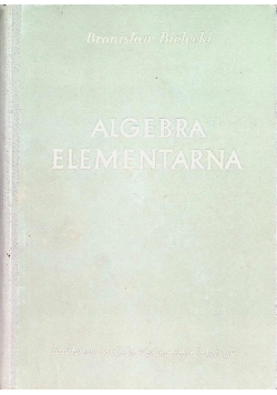 Algebra elementarna