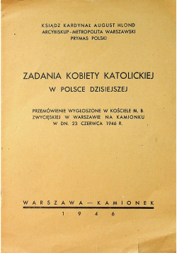 Zadania kobiety katolickiej 1946r