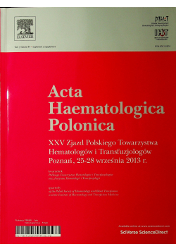 Acta haematologica Polonica