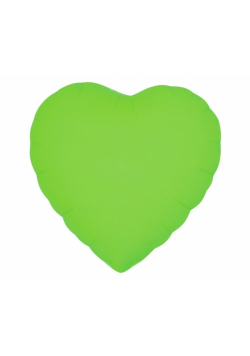 Balon foliowy Serce fluor zielony 46cm