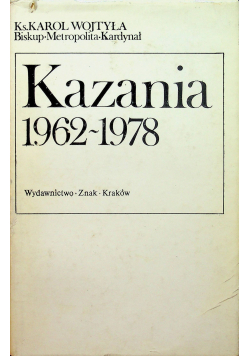 Wojtyła Kazania 1962 1978