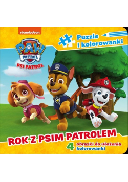 Psi Patrol Puzzle i kolorowanki Rok z Psim Patrolem