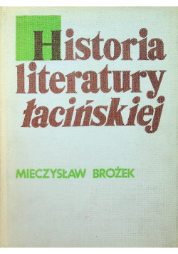 Historia literatury łacińskiej