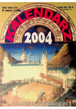 Kalendarz 2004 Poradnik uzdrawiacza  Nr 6 / 03