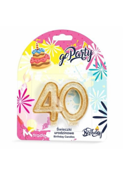 Świeczka urodzinowa "40"