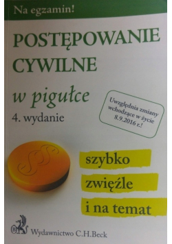 Postępowanie cywilne w pigułce