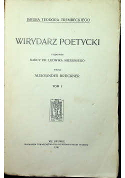Wirydarz poetycki 1910r